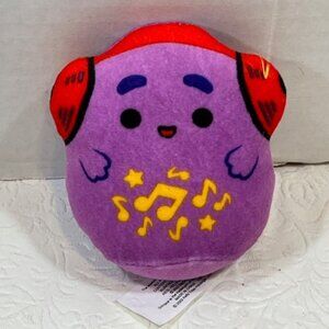 Original Squishmallows Grimace w/Headphones Mini Plush Toy Purple 3"